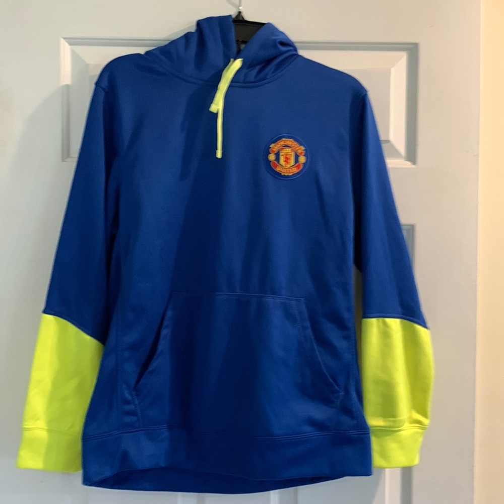 MANCHESTER UNITED Hooded Soccer Pullover Small sweatshirt MANU